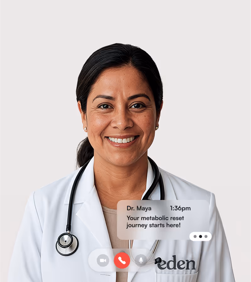 Una doctora en videollamada